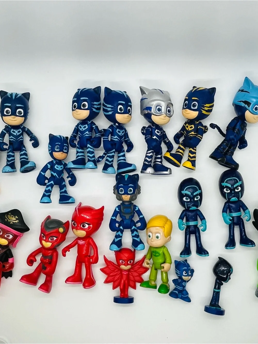 Hasbro Just Play PJ Masks Catboy Owlette Romeo Lot of 19 Action Figures Toys